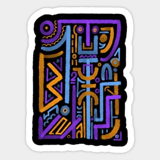 Abstract Graffiti Art Sticker